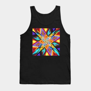 Colorful Zarape Mexico Mexican Guatemala Spanish Latino 2020-002 Tank Top